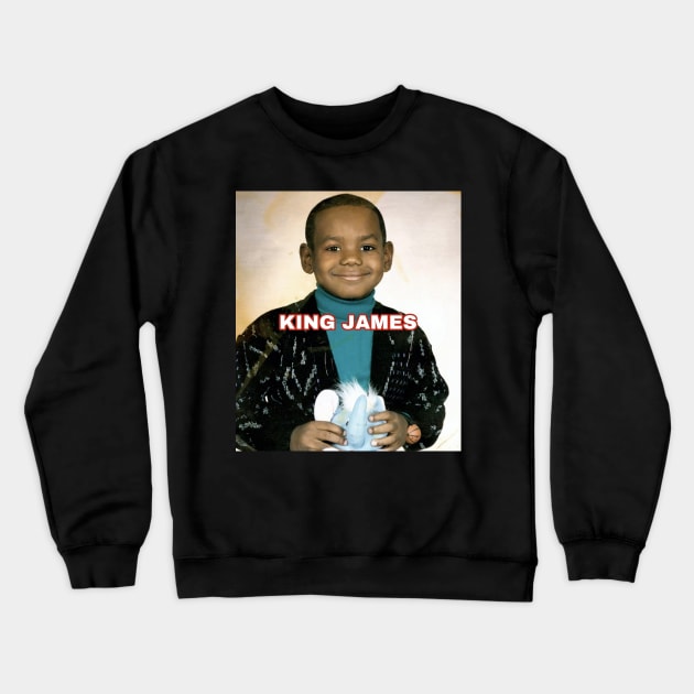 King James Crewneck Sweatshirt by YungBick